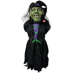 2008 Magic Power Company Animated Which Taking off Head Halloween Decor